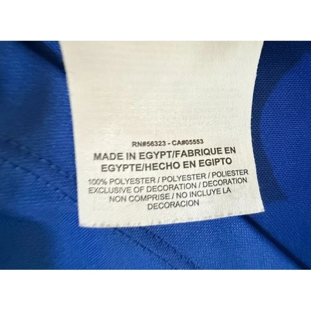 Brazilian GENOA Soccer Academy #17 Nike DRI-FIT Jersey Boys L Blue Short Sleeve.
